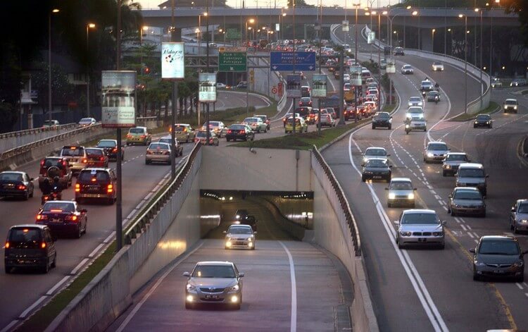 Hình ảnh đường hầm thông minh (SMART Tunnel) tại Kuala Lumpur, Malaysia
