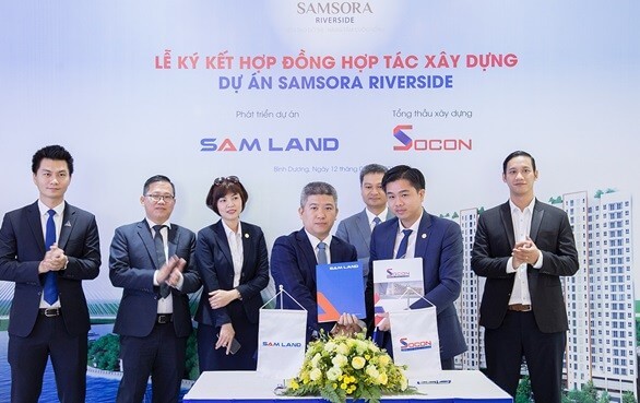 Tập đoàn Socon được chỉ định làm tổng thầu xây dựng dự án căn hộ Samsora Riverside