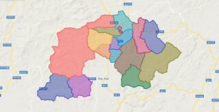 Bản đồ huyện Bạch Thông – Bắc Kạn