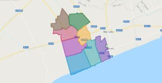 Bản đồ huyện Hoà Bình – Bạc Liêu