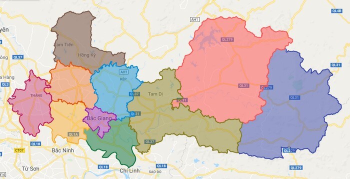 Bản đồ chi tiết tỉnh Bắc Giang mới nhất 2024 đã được cập nhật, giúp cho việc khám phá địa danh của Bắc Giang trở nên dễ dàng và thú vị hơn bao giờ hết. Tải ngay để trải nghiệm tuyệt vời!