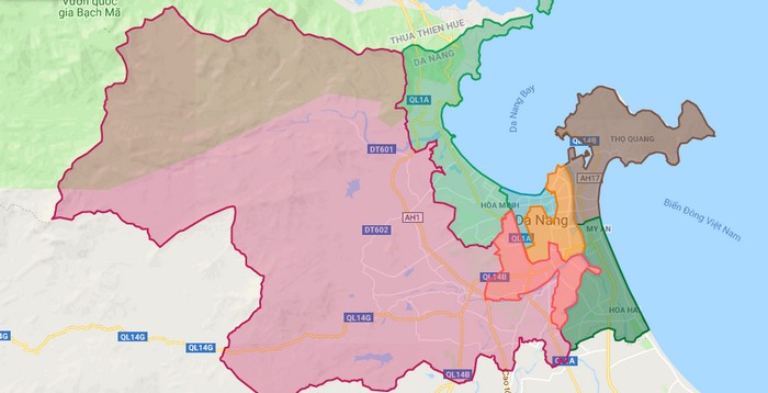 Bản đồ TP Đà Nẵng 2024 - Rực rỡ và đầy màu sắc! Hãy chiêm ngưỡng bản đồ TP Đà Nẵng năm 2024 để thấy được mức độ phát triển của thành phố này trong tương lai gần.