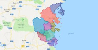 Bản đồ tỉnh Khánh Hòa chi tiết mới nhất 2024