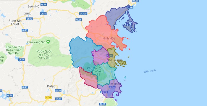 Khánh Hòa là một tỉnh đầy màu sắc và đa dạng với nhiều địa điểm tham quan. Cùng bản đồ chi tiết này, bạn sẽ có được một cái nhìn cụ thể về địa hình và các khu vực quan trọng của tỉnh Khánh Hòa.