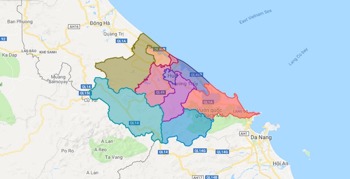 Bản đồ tỉnh Thừa Thiên - Huế chi tiết mới nhất 2024 mang đến cho người dùng cái nhìn khái quát về địa lý và hành chính của tỉnh. Với các thông tin chi tiết và chuẩn xác, bản đồ này sẽ giúp định hướng cho quý khách khi đi du lịch hoặc làm việc tại địa phương này.