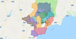 Bản đồ huyện Bắc Bình – Bình Thuận