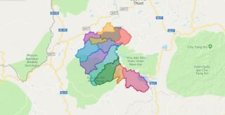 Bản đồ huyện Krông Nô – Đắk Nông