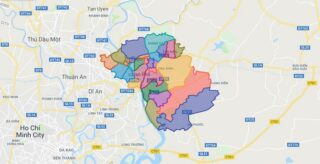 Bản đồ TP Biên Hòa – Đồng Nai