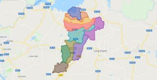 Bản đồ huyện Thống Nhất – Đồng Nai