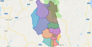 Bản đồ huyện KBang – Gia Lai