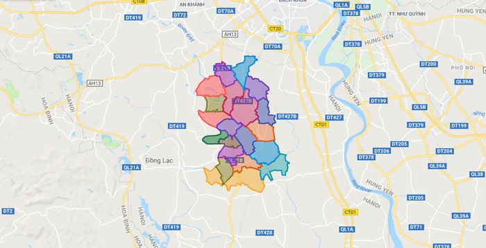Bản đồ huyện Thanh Oai - TP Hà Nội giúp bạn phát hiện ra vị trí của huyện nằm ở phía nam thành phố, với nhiều điểm đến thú vị và có tính lịch sử. Huyện cũng đã được đầu tư, phát triển hệ thống giao thông, giúp kết nối với các khu vực lân cận.
