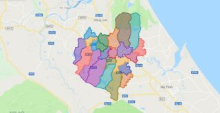Bản đồ huyện Can Lộc – Hà Tĩnh