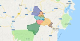 Bản đồ huyện Ninh Sơn – Ninh Thuận