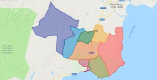 Bản đồ huyện Thuận Nam – Ninh Thuận