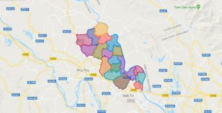 Bản đồ huyện Phù Ninh – Phú Thọ