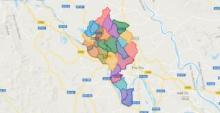Bản đồ huyện Thanh Ba – Phú Thọ