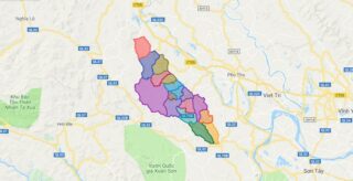 Bản đồ huyện Yên Lập – Phú Thọ