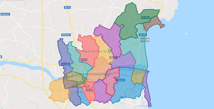 Tham gia xem bản đồ thành phố Quảng Ngãi được cập nhật mới nhất năm 2024, bạn sẽ khám phá ra cảnh quan đô thị phát triển nhanh chóng tại thành phố này. Bạn sẽ cảm nhận được sự trẻ trung, hiện đại và rực rỡ đầy màu sắc của Quảng Ngãi.