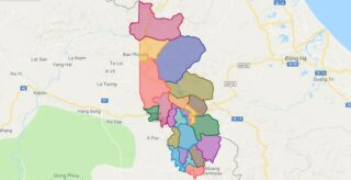 Bản đồ huyện Hướng Hóa – Quảng Trị
