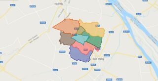 Bản đồ huyện Châu Thành – Sóc Trăng