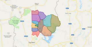 Bản đồ huyện Tân Châu – Tây Ninh