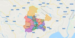 Map of Ha Trung district - Thanh Hoa