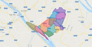 Bản đồ huyện Trà Ôn – Vĩnh Long