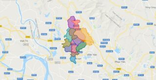 Bản đồ huyện Tam Dương – Vĩnh Phúc