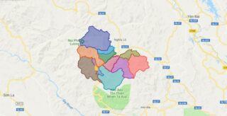 Bản đồ huyện Trạm Tấu – Yên Bái