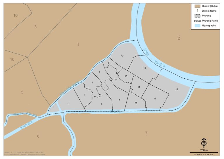 Bản đồ Quận 4 (xuất bản 2012)