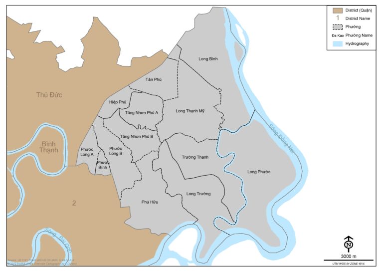 Bản đồ Quận 9 (xuất bản 2012)
