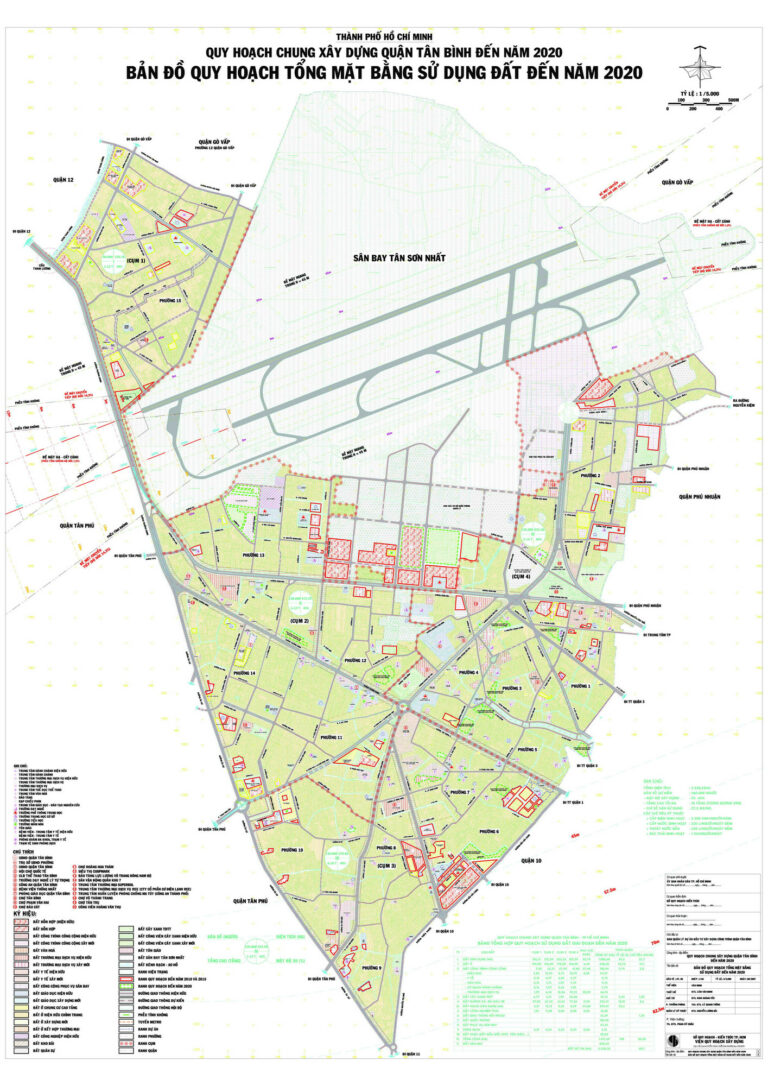 Bản đồ quy hoạch 1/2000 Quy hoạch Quận 7, Quận 7