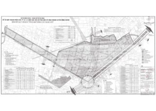 Bản đồ quy hoạch 1/2000 Khu dân cư phía Bắc xã Bình Chánh