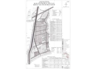 Bản đồ quy hoạch 1/2000 Khu dân cư phía Đông Quốc lộ 1 (Quốc lộ 1A cũ)