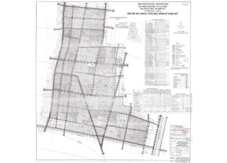 Bản đồ quy hoạch 1/2000 Khu dân cư phía Tây Quốc lộ 1 (xã Vĩnh Lộc B - khu 2)