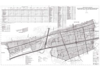 Bản đồ quy hoạch 1/2000 Khu trung tâm và dân cư Tân Túc