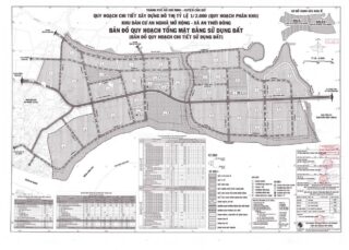 Bản đồ quy hoạch 1/2000 Khu dân cư An Nghĩa mở rộng