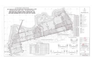 Bản đồ quy hoạch 1/2000 QHCT khu dân cư Cần Thạnh (khu 2)