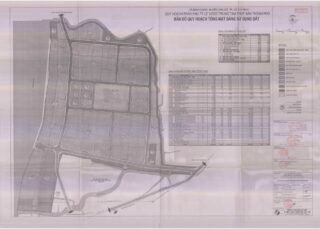 Bản đồ quy hoạch 1/2000 Trung tâm thủy sản Thành phố