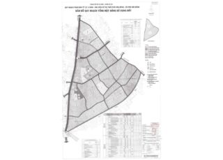 Bản đồ quy hoạch 1/2000 Khu dân cư thị trấn Phú Hòa Đông, Huyện Củ Chi