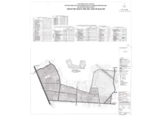 Bản đồ quy hoạch 1/2000 Khu dân cư Trung An – khu 2, Huyện Củ Chi