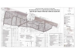 Bản đồ quy hoạch 1/2000 Khu dân cư xã Phước Thạnh – khu 4, Huyện Củ Chi