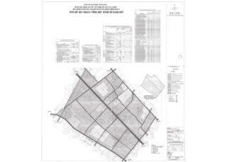 Bản đồ quy hoạch 1/2000 Khu dân cư xã Tân Thạnh Đông – khu 2, Huyện Củ Chi