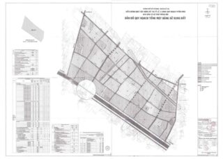 Bản đồ quy hoạch 1/2000 Khu dân cư xã Tân Thông Hội