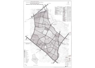 Bản đồ quy hoạch 1/2000 Khu dân cư Bắc Hương lộ 80