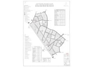 Bản đồ quy hoạch 1/2000 Khu dân cư Tân Xuân phía Đông QL 22