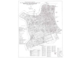 Bản đồ quy hoạch 1/2000 Khu dân cư Thị trấn Phú Xuân, Huyện Nhà Bè