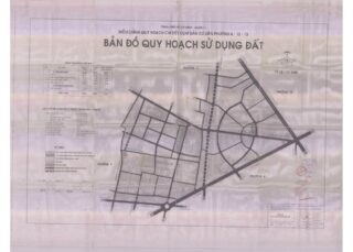 Bản đồ quy hoạch 1/2000 Khu dân cư liên phường 8