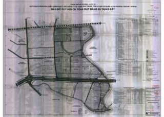 Bản đồ quy hoạch 1/2000 Khu trung tâm và dân cư Quận 12 tại phường Thới An (Khu 2), Quận 12