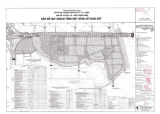 Bản đồ quy hoạch 1/2000 Khu dân cư Bình Trưng Đông – Cát lái (110ha), Quận 2